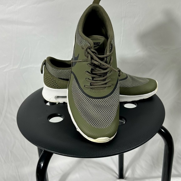 Nike Shoes - Nike Air Max Thea Women's Running Shoes Size 7.5 Lightweight "Olive" Sneakers